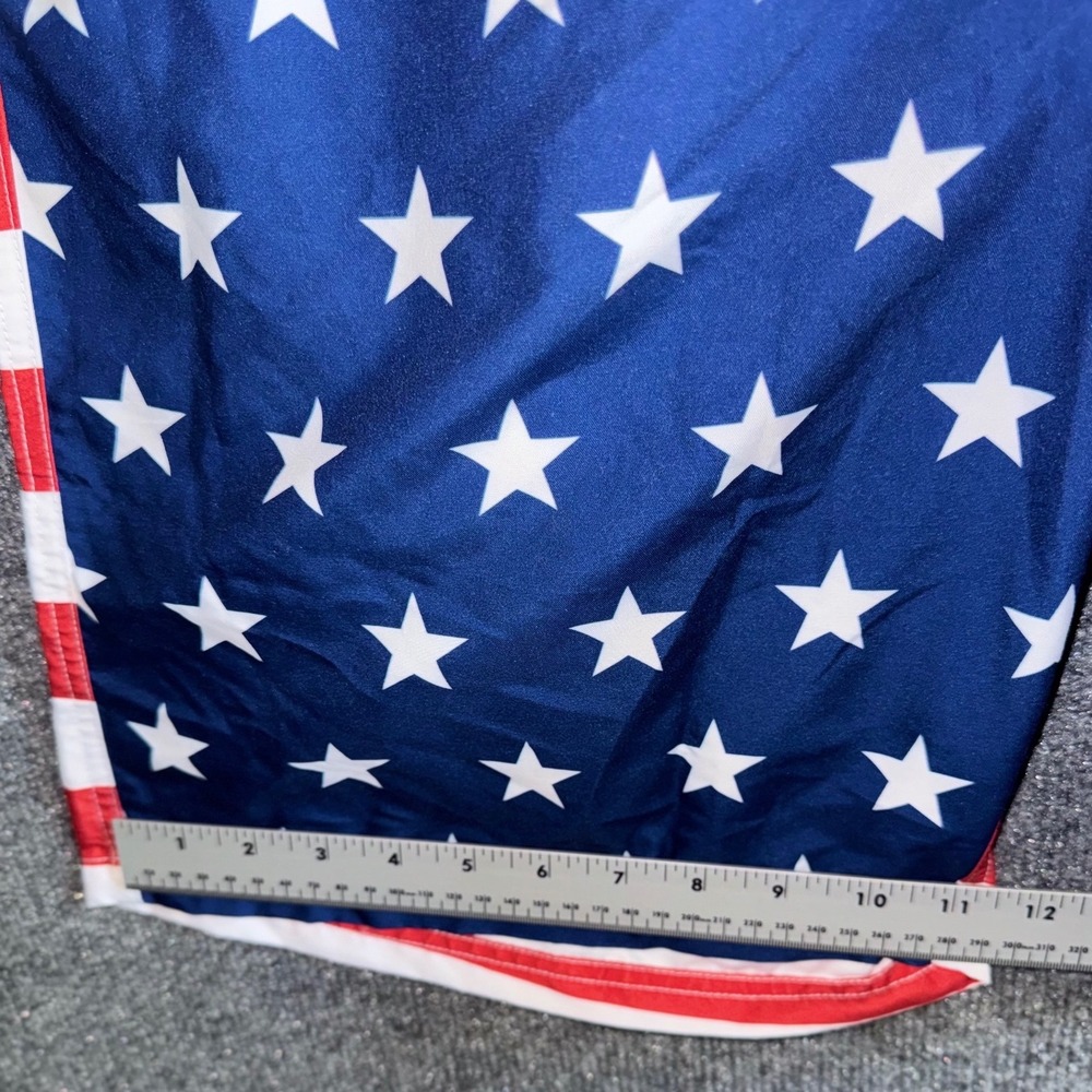 Men's Board Shorts Patriotic US Flag American Flag Swim Trunks Fourth of July 36 - Picture 6 of 6